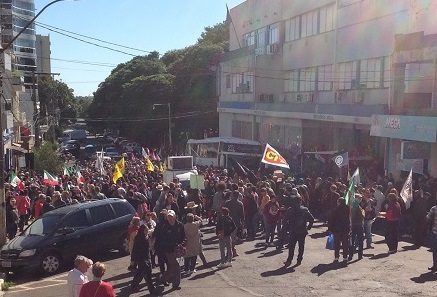 Greve Geral: Transporte coletivo, bancos e escolas fecharam em Ijuí